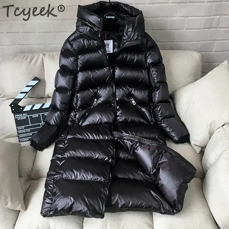 Tcyeek Winter Jacket Women Down Coat Female Thick 90% White Duck Down Jacket Womens Long Coats Warm Hooded Clothes 2020 LWL1040
Tcyeek Winter Jacket Women Down Coat Female Thick 90% White Duck Down Jacket Womens Long Coats Warm Hooded Clothes 2020 LWL1040