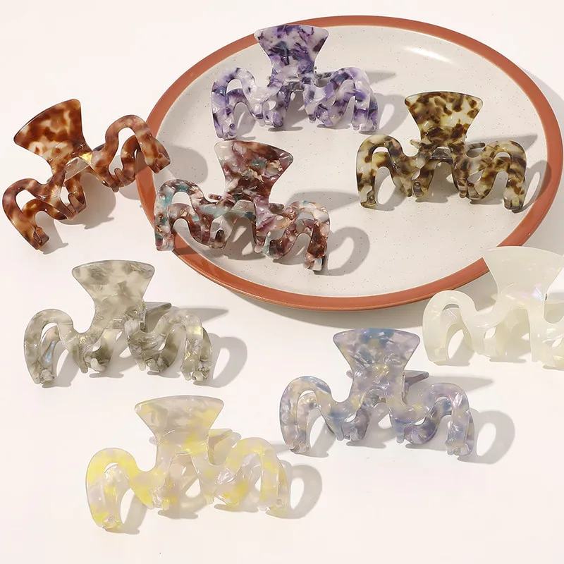 Acetate hair clip fashion hair accessories women disc grab hairgrips geometric claw hairpin simple and elegant headwear new
Acetate hair clip fashion hair accessories women disc grab hairgrips geometric claw hairpin simple and elegant headwear new