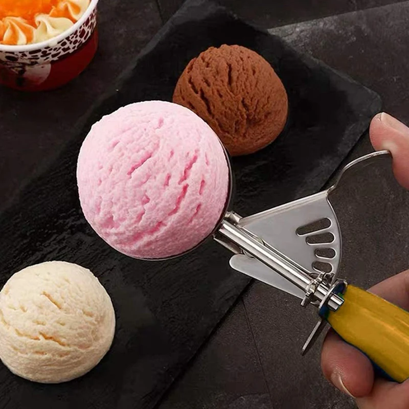 Hot Cookie Scoop Set 2Pcs Ice Cream Scoop with Trigger Stainless Steel Cookie Dough Scooper for Baking
Hot Cookie Scoop Set 2Pcs Ice Cream Scoop with Trigger Stainless Steel Cookie Dough Scooper for Baking