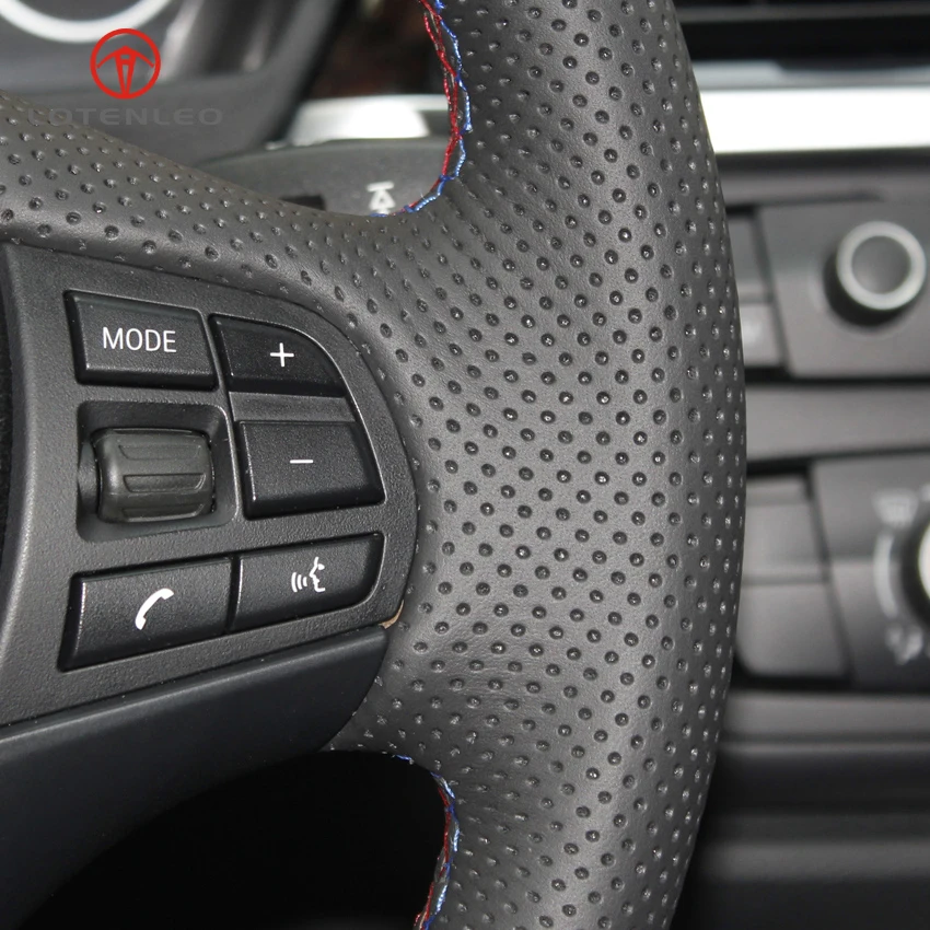 LQTENLEO Car Steering Wheel Cover Black Genuine Leather For BMW F20 F21 F22 F23 118i 120i 125i 120d 218i 228i 420i 430i 435i
LQTENLEO Car Steering Wheel Cover Black Genuine Leather For BMW F20 F21 F22 F23 118i 120i 125i 120d 218i 228i 420i 430i 435i