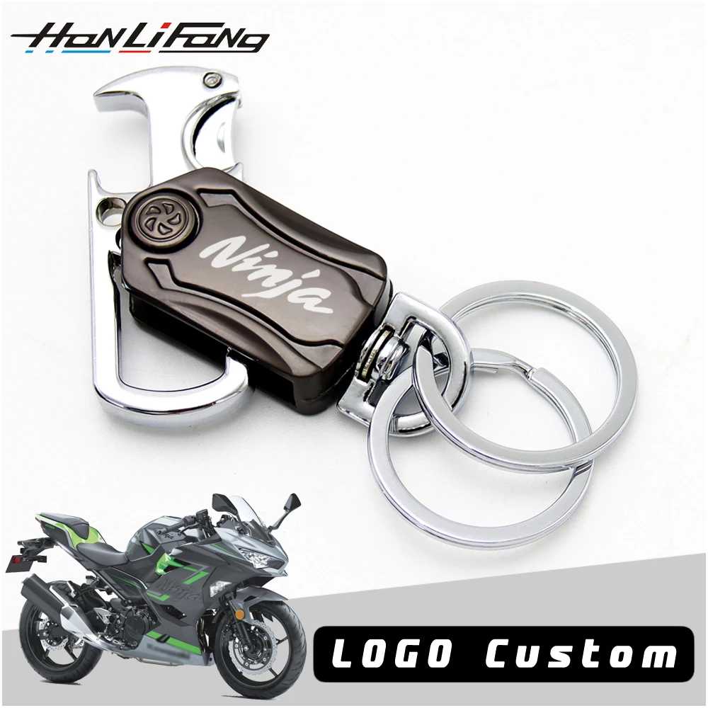For Kawasaki Ninja 300 250 125 NINJA Series Custom Keyring Tag Motorcycle Metal Key ring Multifunctional Keychain
For Kawasaki Ninja 300 250 125 NINJA Series Custom Keyring Tag Motorcycle Metal Key ring Multifunctional Keychain