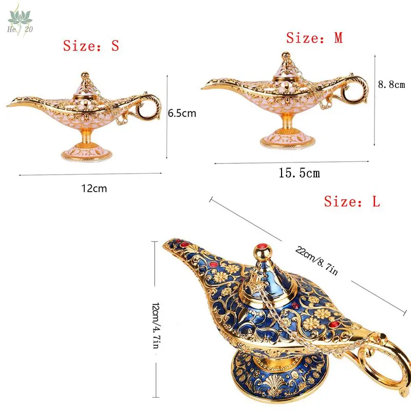 Aladdin Magic Lamp Home Decore Miniature Figurines European Vintage Home Decor Russian Wishing Lamp Metal Decorations Crafts
Aladdin Magic Lamp Home Decore Miniature Figurines European Vintage Home Decor Russian Wishing Lamp Metal Decorations Crafts