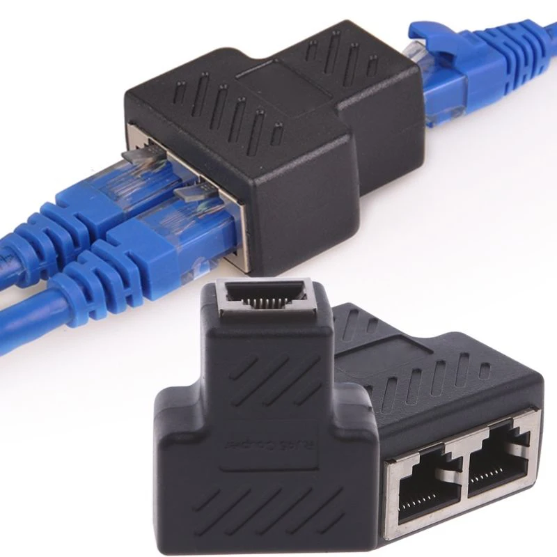 1 To 2 LAN Ethernet Network RJ45 Cable Port Network Cable Splitter Extender Plug Adapter Connector RJ45 Network Tee Head
1 To 2 LAN Ethernet Network RJ45 Cable Port Network Cable Splitter Extender Plug Adapter Connector RJ45 Network Tee Head