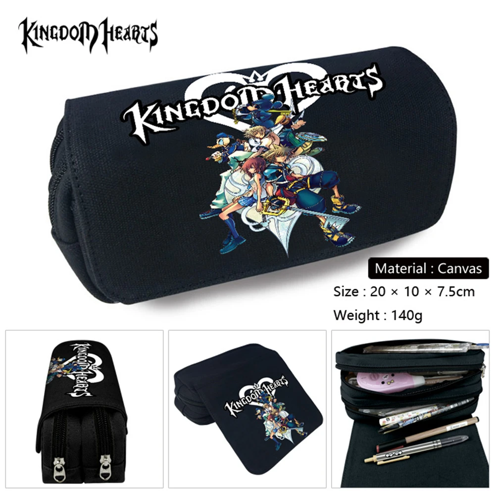 Pencil Case Anime Kingdom Hearts Zipper Cartoon Travel Boys Girls Cosmetic Bag Canvas Student Penbag Women Makeupbag Stationery
Pencil Case Anime Kingdom Hearts Zipper Cartoon Travel Boys Girls Cosmetic Bag Canvas Student Penbag Women Makeupbag Stationery