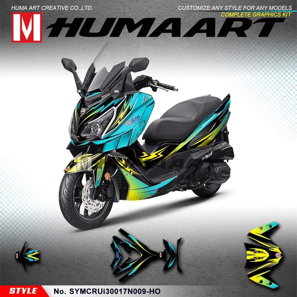 HUMAART Waterproof Stickers Graphics Kit for SYM Cruisym 300 2017 2018 2019 2020 2021, Customizable
HUMAART Waterproof Stickers Graphics Kit for SYM Cruisym 300 2017 2018 2019 2020 2021, Customizable