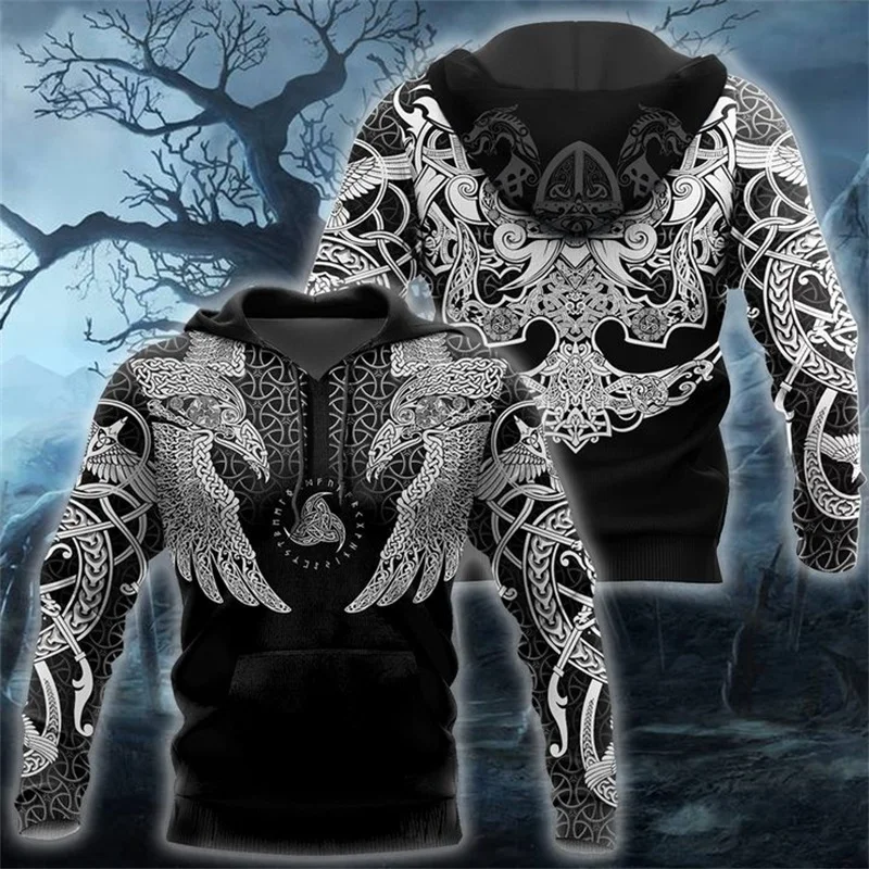 Viking Muninn Tattoo Raven 3D Printed Men hoodies Harajuku Fashion Hooded Sweatshirt Autumn Unisex hoodie sudadera hombre KS924
Viking Muninn Tattoo Raven 3D Printed Men hoodies Harajuku Fashion Hooded Sweatshirt Autumn Unisex hoodie sudadera hombre KS924