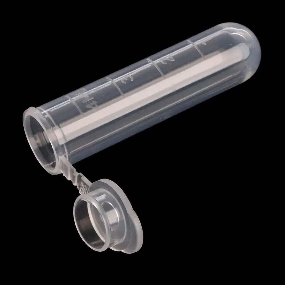 New 50Pcs 5ml Plastic Clear Snap Cap Centrifuge Tubes Vials Sample Lab Container M17F
New 50Pcs 5ml Plastic Clear Snap Cap Centrifuge Tubes Vials Sample Lab Container M17F