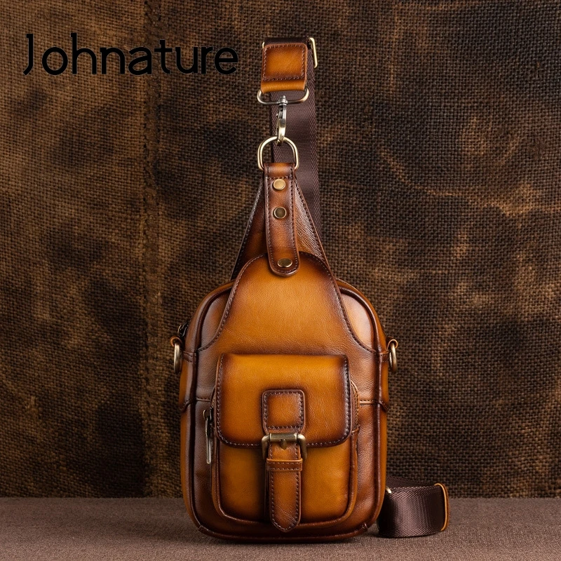 Мужская нагрудная сумка из натуральной кожи Johnature, многофункциональные винтажные уличные сумки через плечо из воловьей кожи, с верхним слое...
Мужская нагрудная сумка из натуральной кожи Johnature, многофункциональные винтажные уличные сумки через плечо из воловьей кожи, с верхним слое...