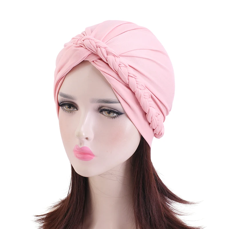 New Bohemian Briaded Turban Twist Style Soild Color With Elastic Headwrap For Women Soft Bandana Hair Accessories
New Bohemian Briaded Turban Twist Style Soild Color With Elastic Headwrap For Women Soft Bandana Hair Accessories