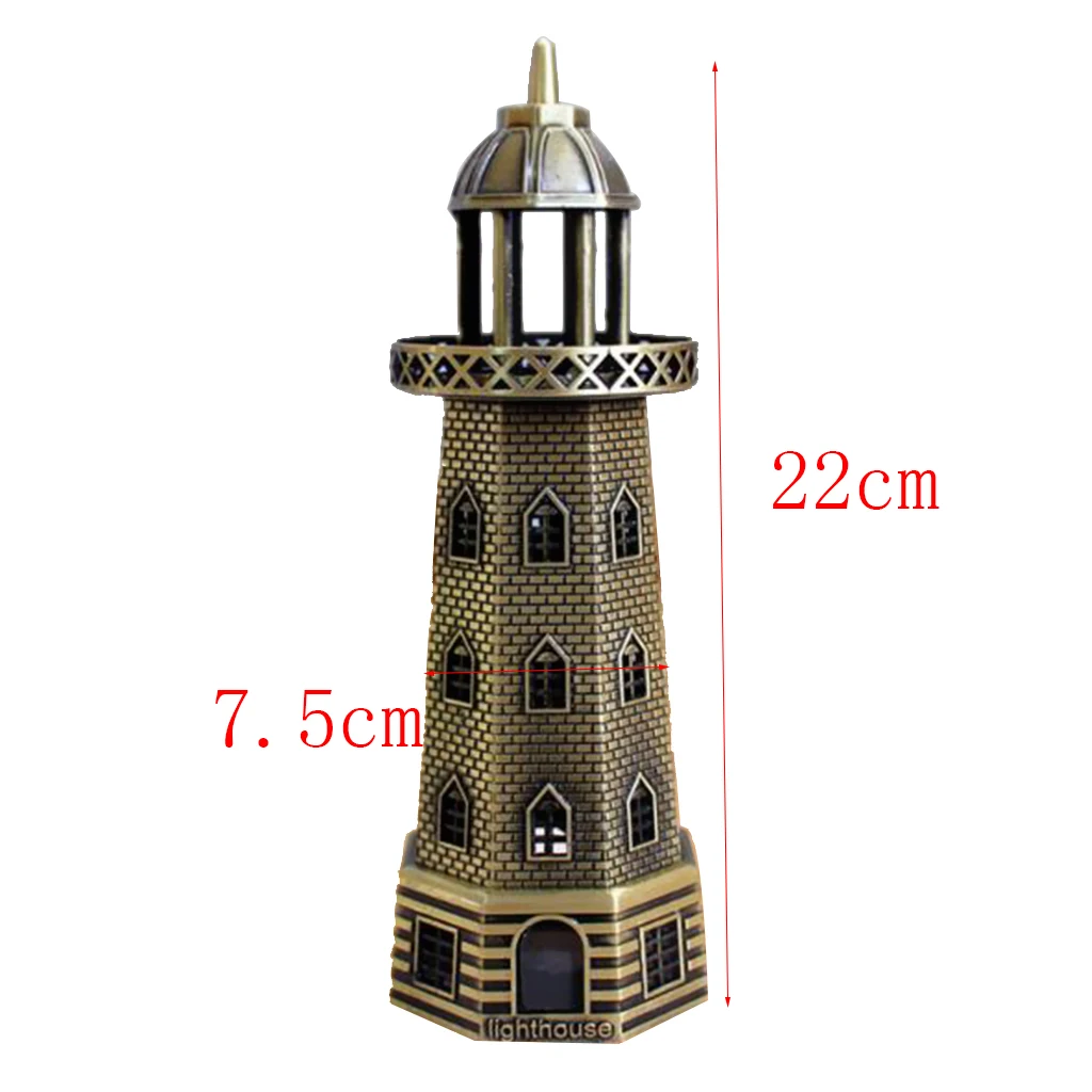 Modern Architecture Beacon Lighthouse Statue Metal Ornaments For Home Decor
Modern Architecture Beacon Lighthouse Statue Metal Ornaments For Home Decor