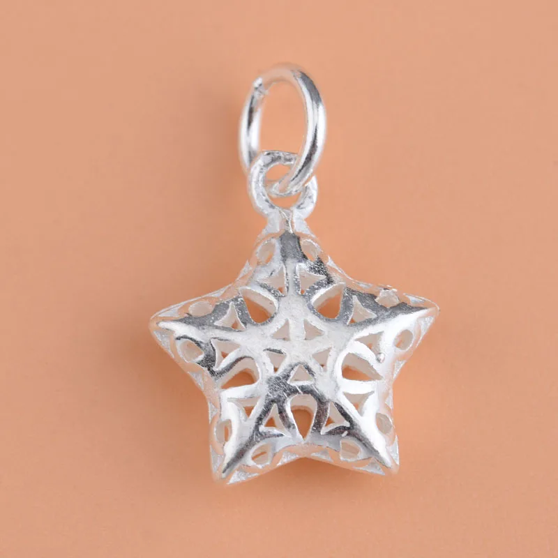 TrustDavis Real 925 Sterling Silver Fashion Hollow Star Charm Pendant Handmade DIY Accessories Fine Jewelry Wholesale HY135
TrustDavis Real 925 Sterling Silver Fashion Hollow Star Charm Pendant Handmade DIY Accessories Fine Jewelry Wholesale HY135
