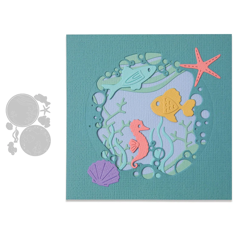 New Metal Ocean Animal Scene Frame Cutting Dies For 2021 DIY Scrapbooking Embossing Stencil Paper Card Craft Troqueles Big Shot 
New Metal Ocean Animal Scene Frame Cutting Dies For 2021 DIY Scrapbooking Embossing Stencil Paper Card Craft Troqueles Big Shot