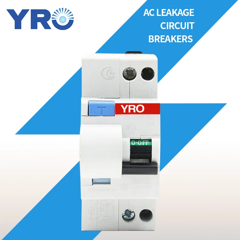 AC 1P+N 32A 230V Residual Current Circuit Breaker Differential Breaker Safety Switch DSH941R
AC 1P+N 32A 230V Residual Current Circuit Breaker Differential Breaker Safety Switch DSH941R