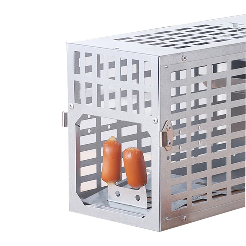 Reusable Automatic Lock Mouse Rat Trap Metal Double Door Mouse Trap Humane Multi Catch Mouce Cage
Reusable Automatic Lock Mouse Rat Trap Metal Double Door Mouse Trap Humane Multi Catch Mouce Cage