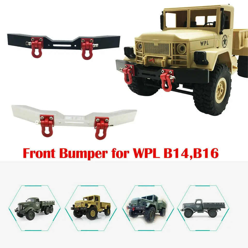 New And High Quality Upgrade Metal Front Bumper Guard With Hooks for WPL 1/16 B14 B16 B24 B36 RC Truck Car
New And High Quality Upgrade Metal Front Bumper Guard With Hooks for WPL 1/16 B14 B16 B24 B36 RC Truck Car