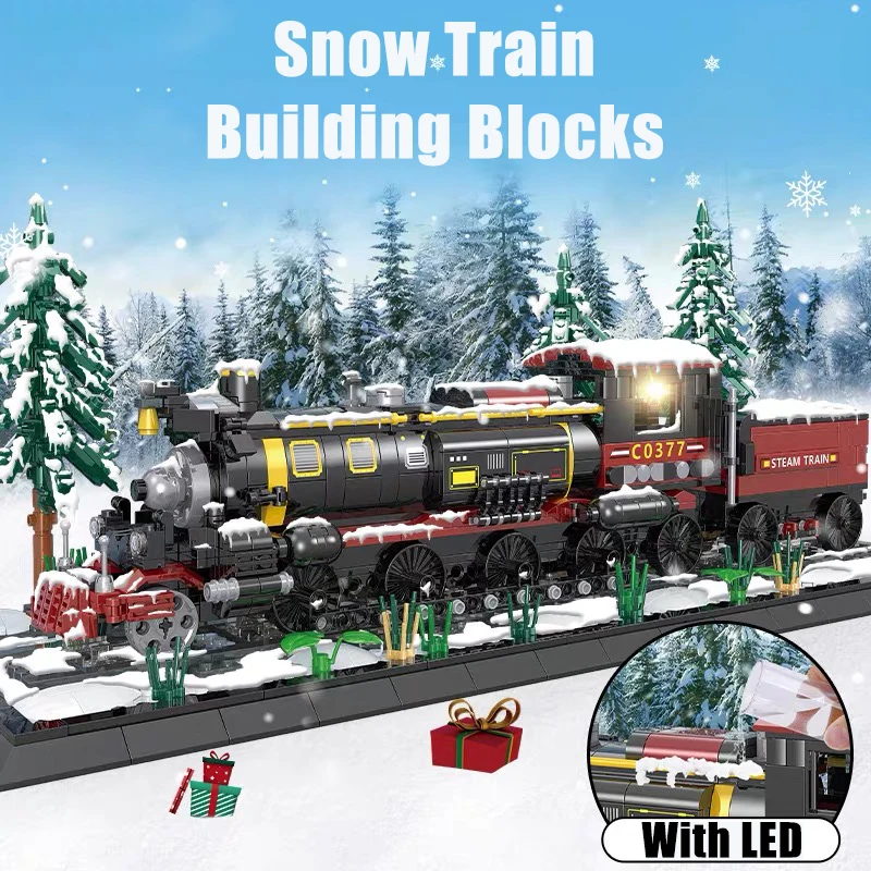 Ideas Series City Santa Snow Country Train Model Building Block Santa Sleigh Reindeer Music Box Bricks Toys For Children Gift
Ideas Series City Santa Snow Country Train Model Building Block Santa Sleigh Reindeer Music Box Bricks Toys For Children Gift