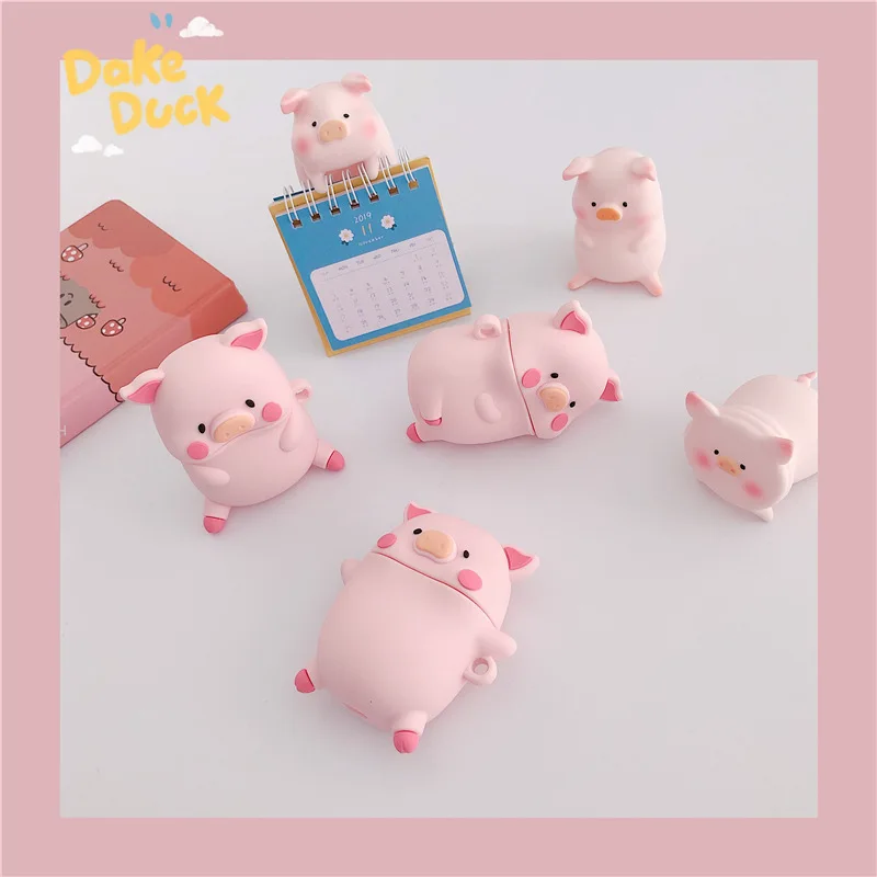 3D Cute Pig Case For Apple AirPods 1 2 Case Silicone Cartoon Pig Soft Wireless Earphones Case For Air Pods 2 Cover With Hook
3D Cute Pig Case For Apple AirPods 1 2 Case Silicone Cartoon Pig Soft Wireless Earphones Case For Air Pods 2 Cover With Hook
