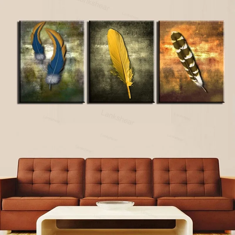 Wall Pictures 3pcs Colourful Feathers Wall Painting Print On Canvas For Home Decor Posters and Paints Pictures Art No Framed
Wall Pictures 3pcs Colourful Feathers Wall Painting Print On Canvas For Home Decor Posters and Paints Pictures Art No Framed