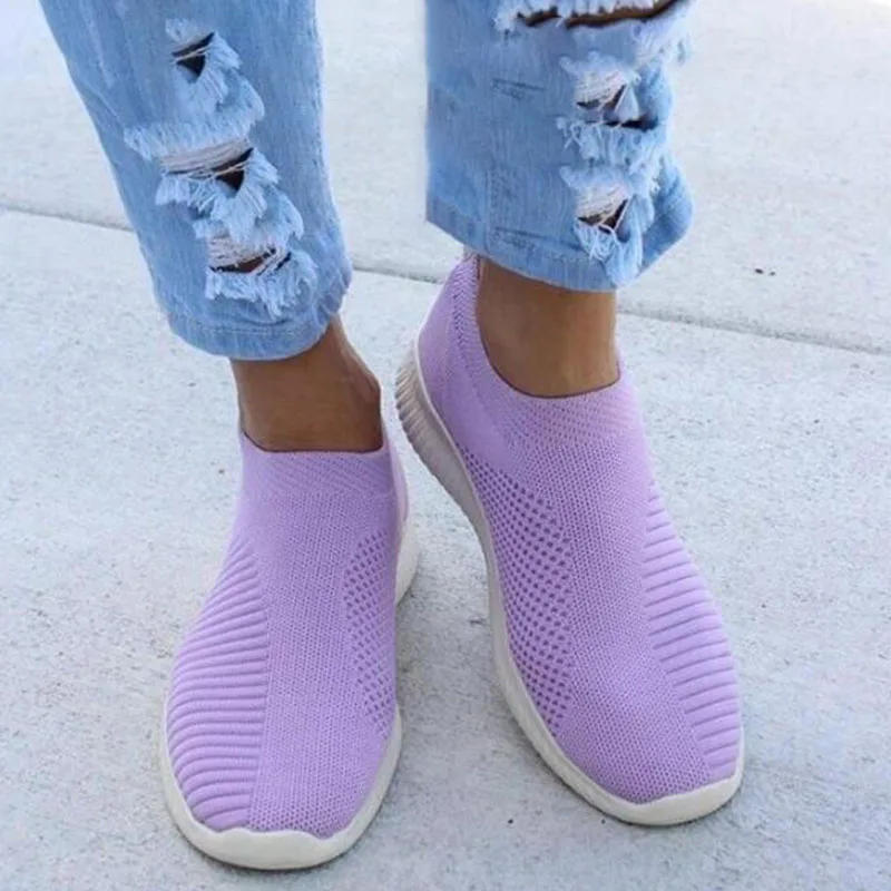 Women's Casual Vucanized Shoes Woman Mesh Sneakers Women Spring Knitted Flat Ladies Slip On Female Footwear Plus Size 35-43
Women's Casual Vucanized Shoes Woman Mesh Sneakers Women Spring Knitted Flat Ladies Slip On Female Footwear Plus Size 35-43