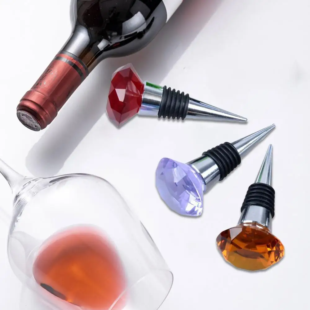 80%HOTCrystal Metal Silicone Leakproof Reusable Wine Stopper Bottle Sealer Cork Plug
80%HOTCrystal Metal Silicone Leakproof Reusable Wine Stopper Bottle Sealer Cork Plug