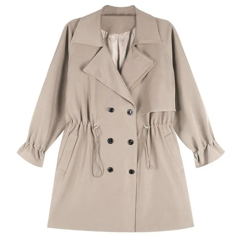 Mid long spring and autumn new coat Korean versatile loose suit collar casual thin coat
Mid long spring and autumn new coat Korean versatile loose suit collar casual thin coat