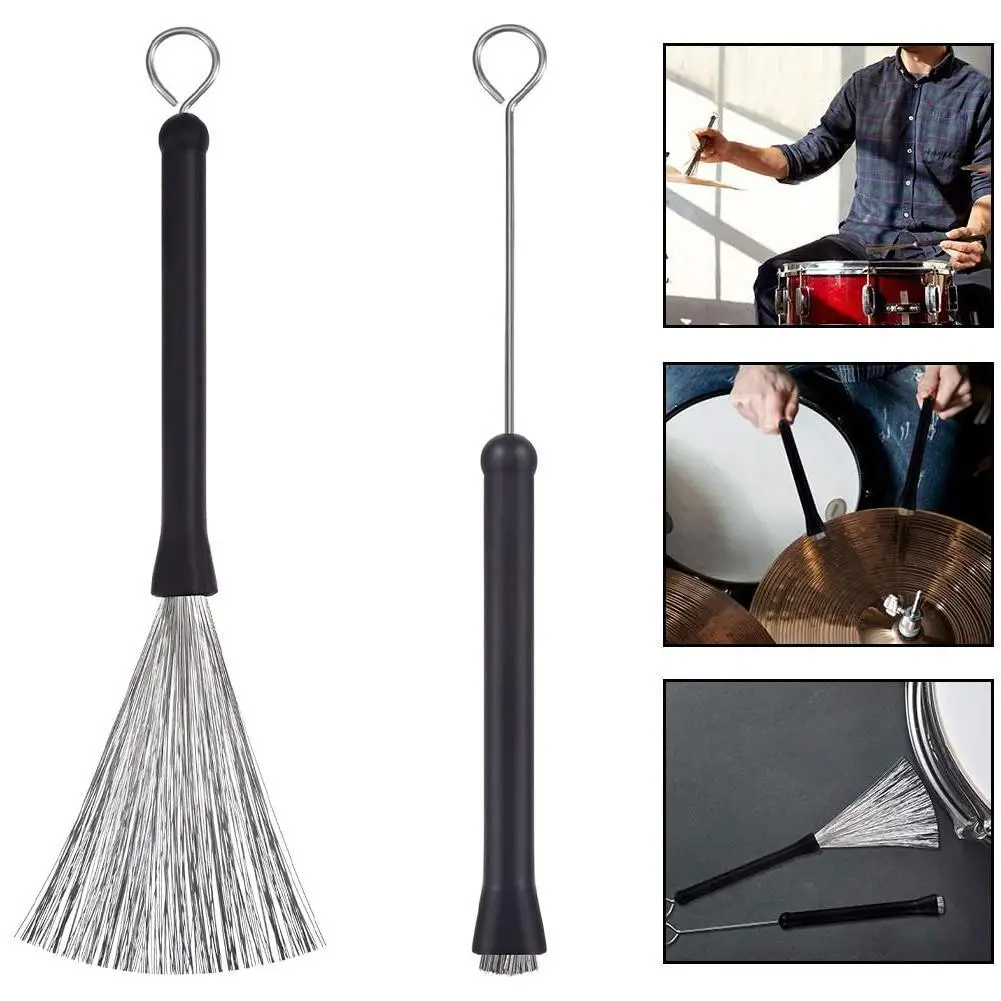 Retractable Professional Drum Brush For Jazz Drummer Grasp Drum Easy Portable Stick Wire To Drum Brush Handle S4E5
Retractable Professional Drum Brush For Jazz Drummer Grasp Drum Easy Portable Stick Wire To Drum Brush Handle S4E5