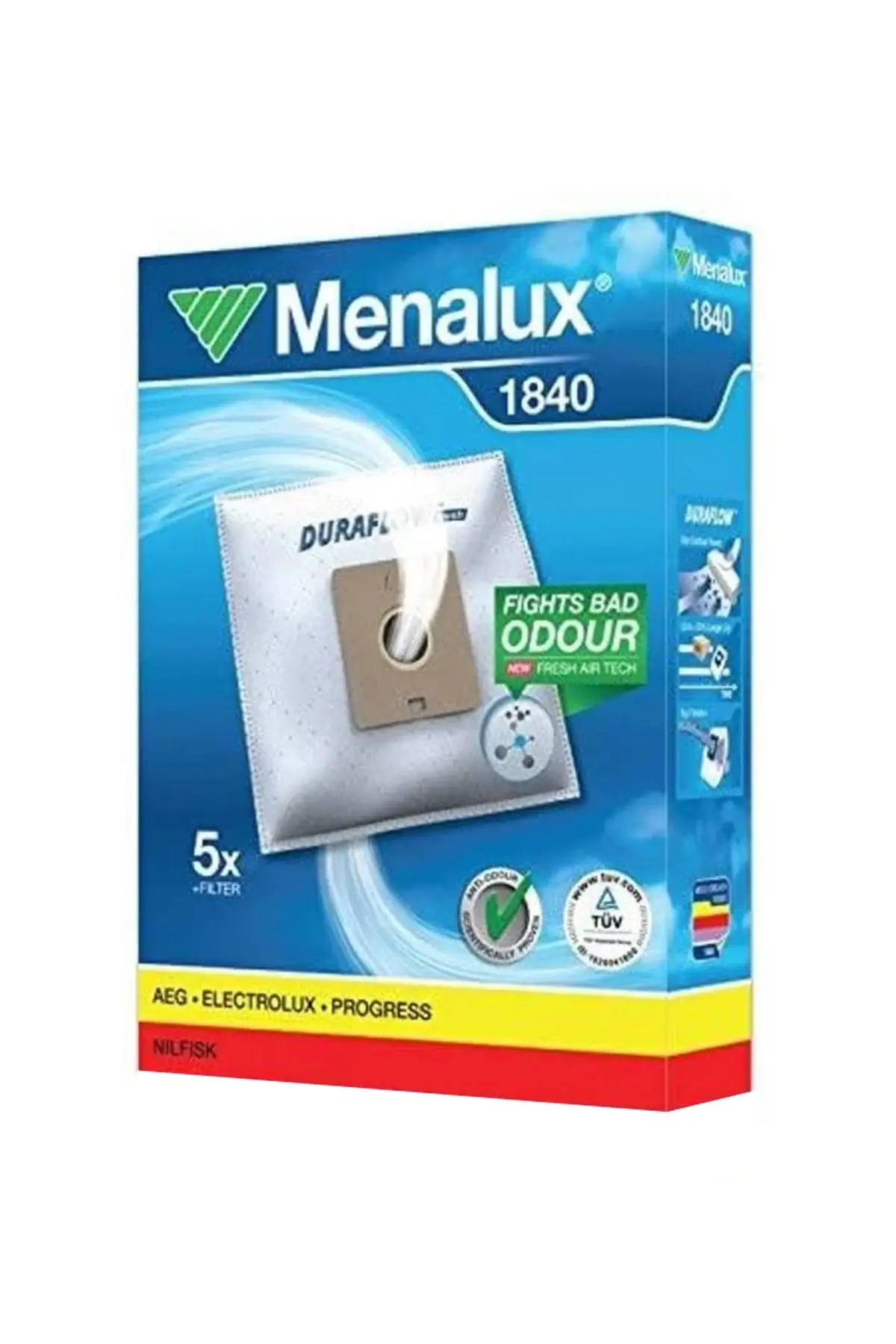 MHK Parts Menalux 1800 Dust Bag Boxed, 5'li