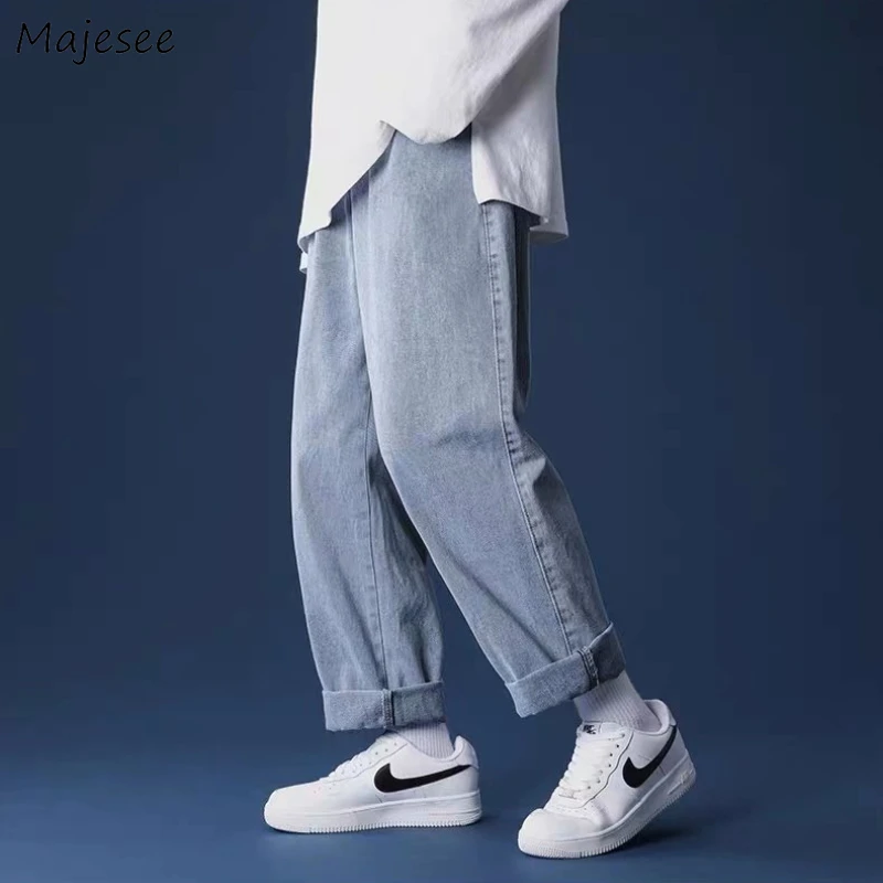 Men Solid Jeans Straight Simple Plus Size 3XL Full-length Casual Regular Denim Soft Fashion Streetwear Trousers Harajuku Retro
Men Solid Jeans Straight Simple Plus Size 3XL Full-length Casual Regular Denim Soft Fashion Streetwear Trousers Harajuku Retro
