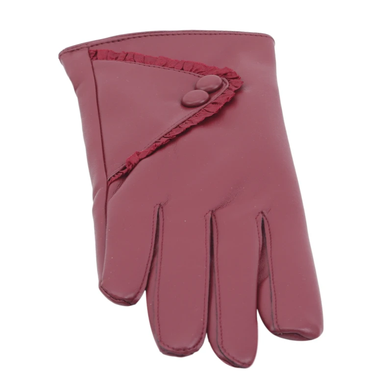 High Quality Elegant Women PU Leather Gloves Autumn And Winter Thermal Hot Trendy Female Glove
High Quality Elegant Women PU Leather Gloves Autumn And Winter Thermal Hot Trendy Female Glove