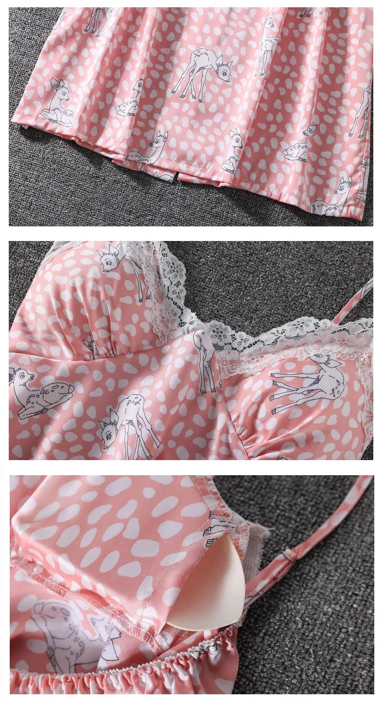 Women Robe Set Summer New Two Piece Set Satin Print Kimono Bathrobe Gown Sleepwear Loose Lounge Wear Intimate Lingerie
Women Robe Set Summer New Two Piece Set Satin Print Kimono Bathrobe Gown Sleepwear Loose Lounge Wear Intimate Lingerie