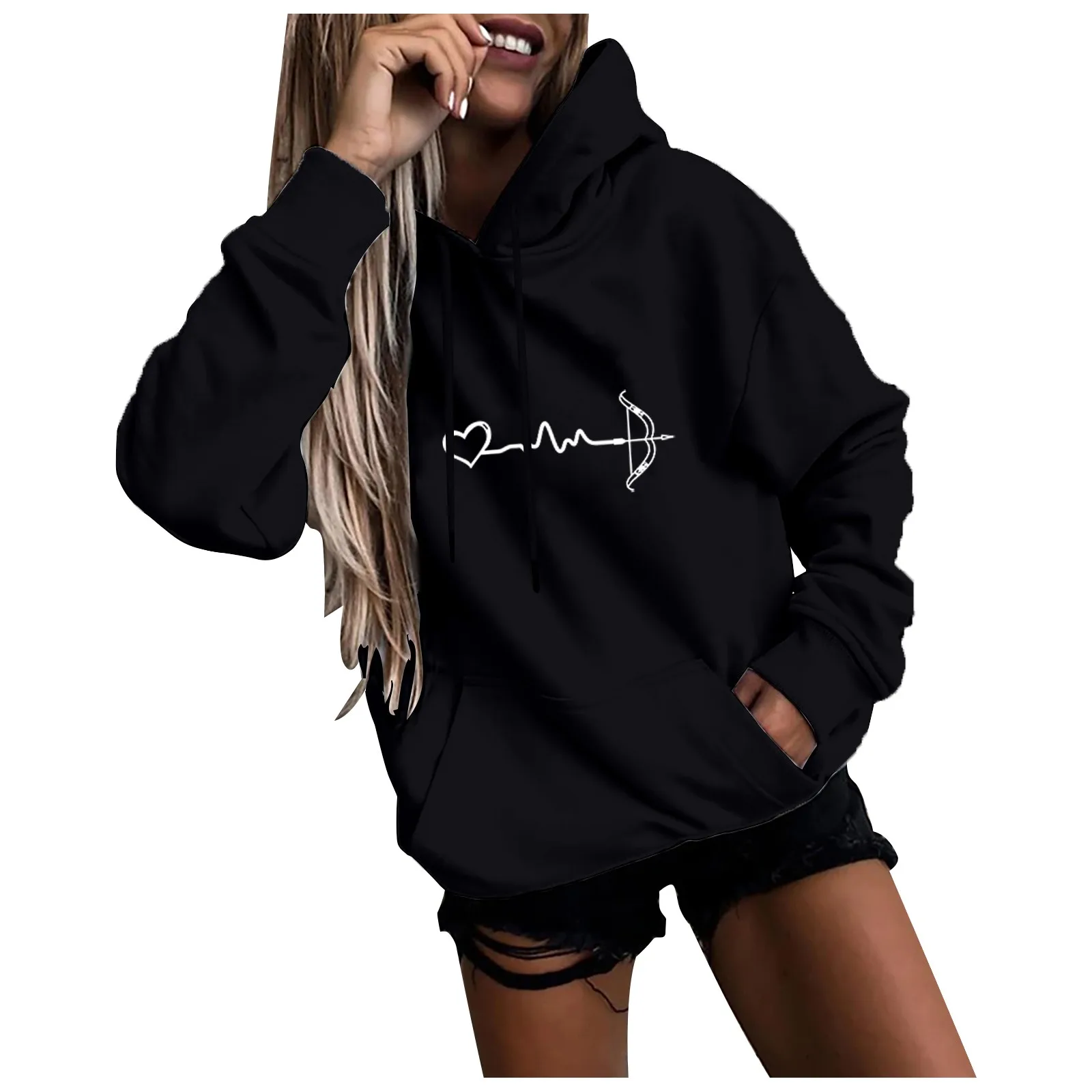 Oversized Hoodies Women Blouses Fashion Casual Fun Print Hooded Loose Sports Tops Pullover Sweatshirt Girl Casual Pullover
Oversized Hoodies Women Blouses Fashion Casual Fun Print Hooded Loose Sports Tops Pullover Sweatshirt Girl Casual Pullover
