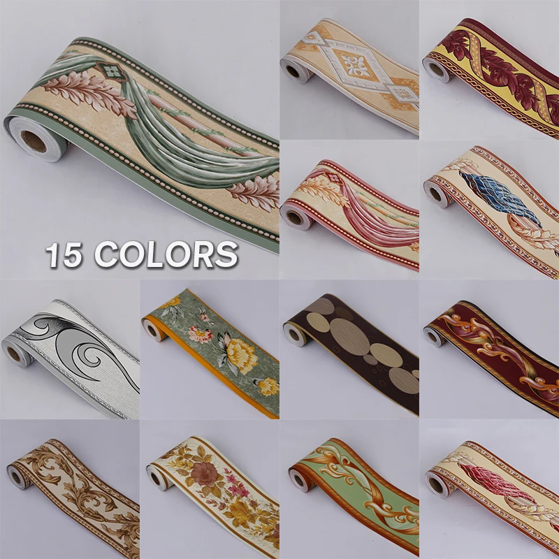 9M Floral Wallpaper Border Wall Stickers Bathroom Waterproof DIY Wall Border Decorative Tile Waist Line Sticker Home Decor Art
9M Floral Wallpaper Border Wall Stickers Bathroom Waterproof DIY Wall Border Decorative Tile Waist Line Sticker Home Decor Art
