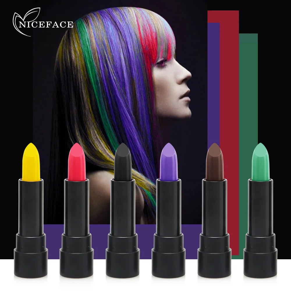Новая разноцветная одноразовая ручка для покраски волос меловая временного