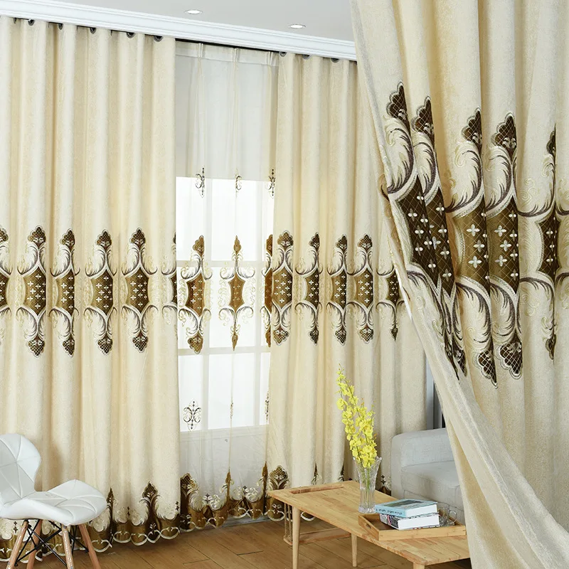 European-style Modern Curtain Simple and High-end Blackout Curtain Embroidered Curtain Products Curtains for Living Room Bedroom
European-style Modern Curtain Simple and High-end Blackout Curtain Embroidered Curtain Products Curtains for Living Room Bedroom