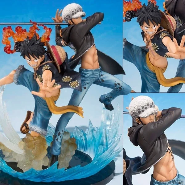 ZERO Monkey D. Luffy & Trafalgar Law Аниме ONE PIECE фигурка 16 см|Игровые фигурки и трансформеры| |