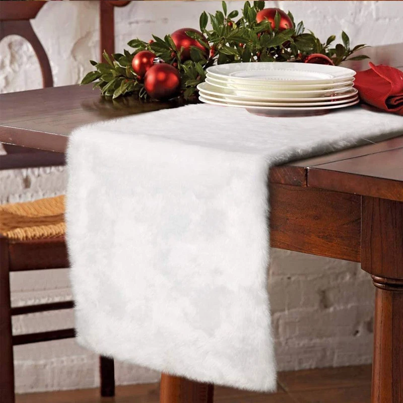 Modern Plush Table Runner Christmas day Pillowcase Napkin Tablecloth for Wedding Party Cotton Tablecloth Flag home Decoration
Modern Plush Table Runner Christmas day Pillowcase Napkin Tablecloth for Wedding Party Cotton Tablecloth Flag home Decoration