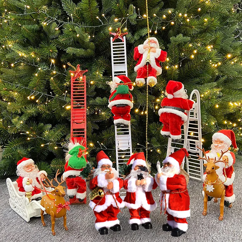 Santa Claus Ornament Christmas Decoration For Home Figurine Climb Up The Beads and Go Down Repeatedly LadderKids Toy Gifts New
Santa Claus Ornament Christmas Decoration For Home Figurine Climb Up The Beads and Go Down Repeatedly LadderKids Toy Gifts New