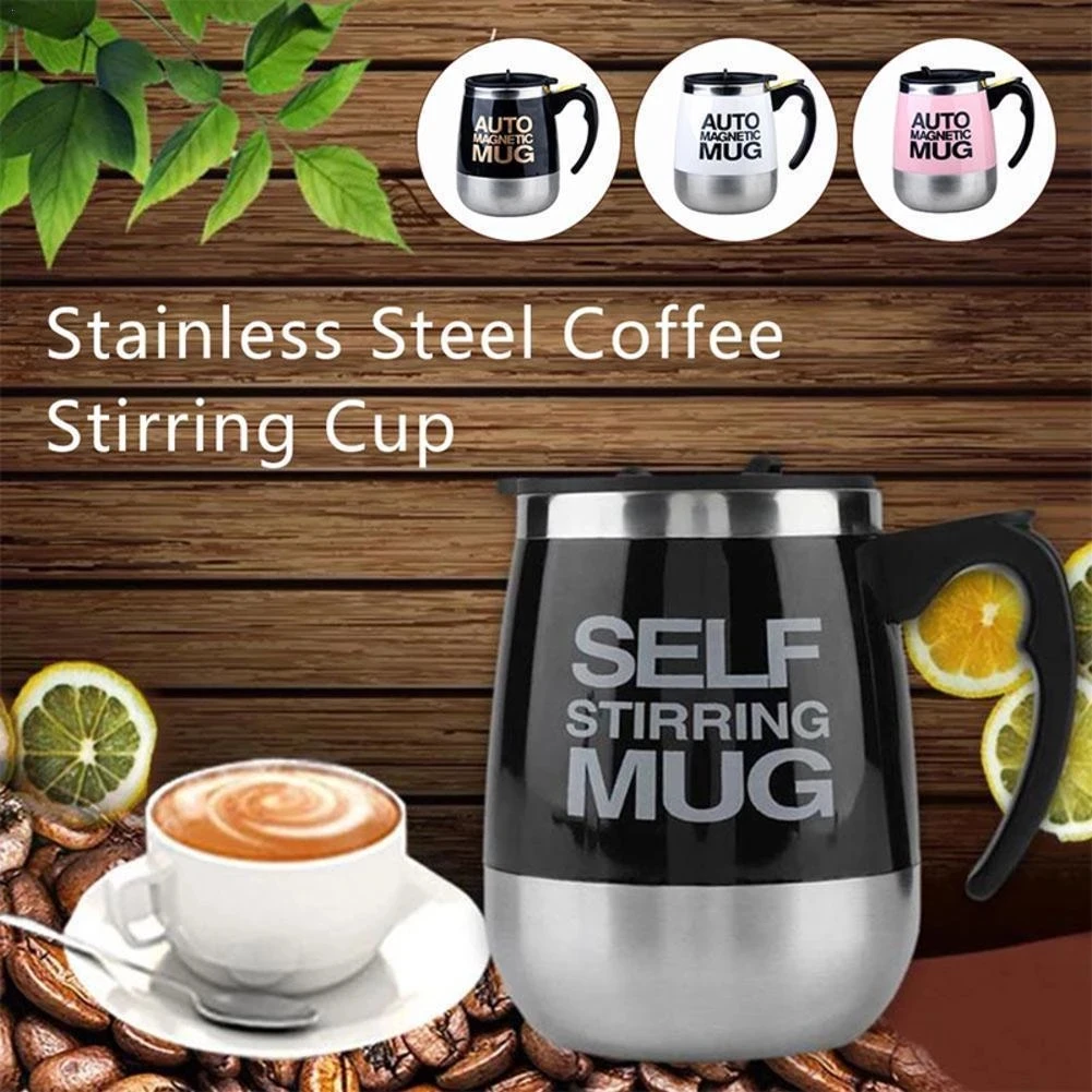 AUTO MAGNETIC MUG coffee milk mix cups 304 stainless steel tumbler Creative electric lazy Self stirring mug
AUTO MAGNETIC MUG coffee milk mix cups 304 stainless steel tumbler Creative electric lazy Self stirring mug