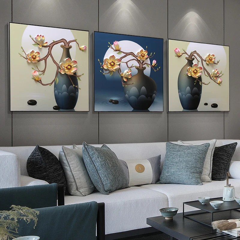 Living Room Decorative Painting Modern Minimalist Paintings 3D Solid Mural Relief Triple Painting European Style
Living Room Decorative Painting Modern Minimalist Paintings 3D Solid Mural Relief Triple Painting European Style