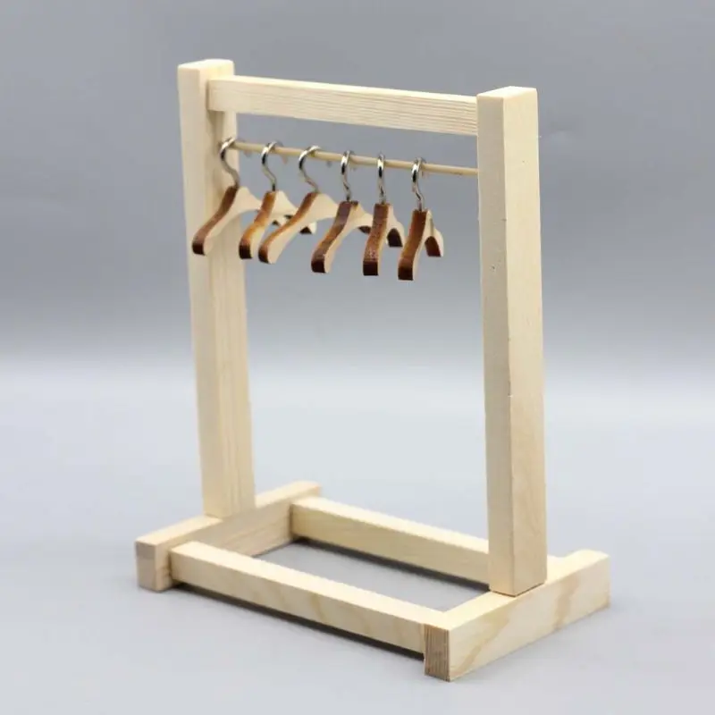 Doll Wooden Clothes Rack Garment Organizer Hangers for Dolls Handbag Clothes R7RB
Doll Wooden Clothes Rack Garment Organizer Hangers for Dolls Handbag Clothes R7RB