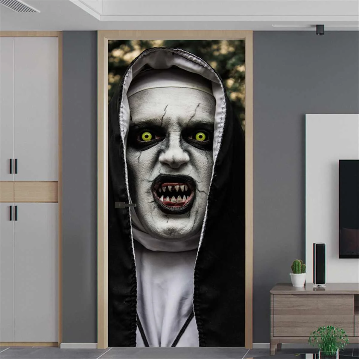 3D Door Mural Halloween Pumpkin Element Stickers Wall Decoration Decals Waterproof Self-adhesive Detachable Thriller PVC Poster
3D Door Mural Halloween Pumpkin Element Stickers Wall Decoration Decals Waterproof Self-adhesive Detachable Thriller PVC Poster