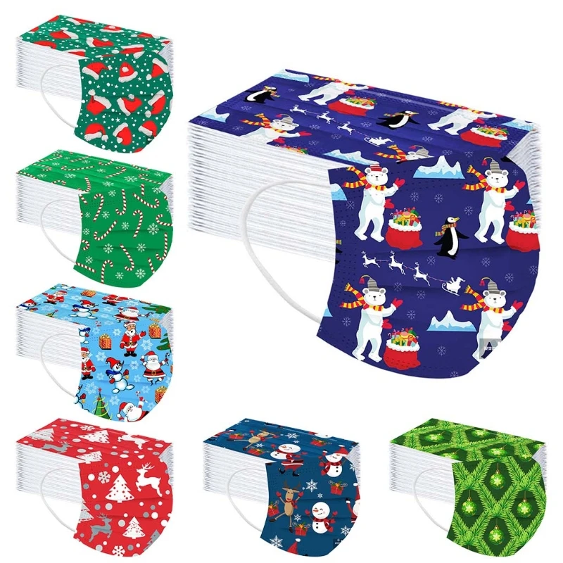 50 Pcs Christmas Creative Cartoon Print Reusable Face Masks Breathable Face Cover for Dust Protection Summer Bandana
50 Pcs Christmas Creative Cartoon Print Reusable Face Masks Breathable Face Cover for Dust Protection Summer Bandana