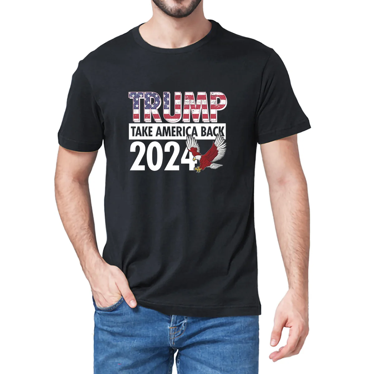 Unisex 100% Trump Take America Back 2024 USA Flag Eagle Premium Summer Men's Novelty Oversized T-Shirt Women Casual Streetwear
Unisex 100% Trump Take America Back 2024 USA Flag Eagle Premium Summer Men's Novelty Oversized T-Shirt Women Casual Streetwear