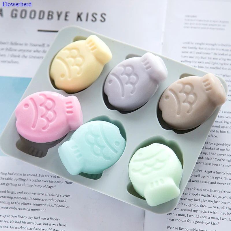 Biscuit Handmade 6 Cavities Fish Shape Fondant Creative Cake Silicone Mold Handmade Chocolate Biscuit Dough Crafts Cookie Type
Biscuit Handmade 6 Cavities Fish Shape Fondant Creative Cake Silicone Mold Handmade Chocolate Biscuit Dough Crafts Cookie Type
