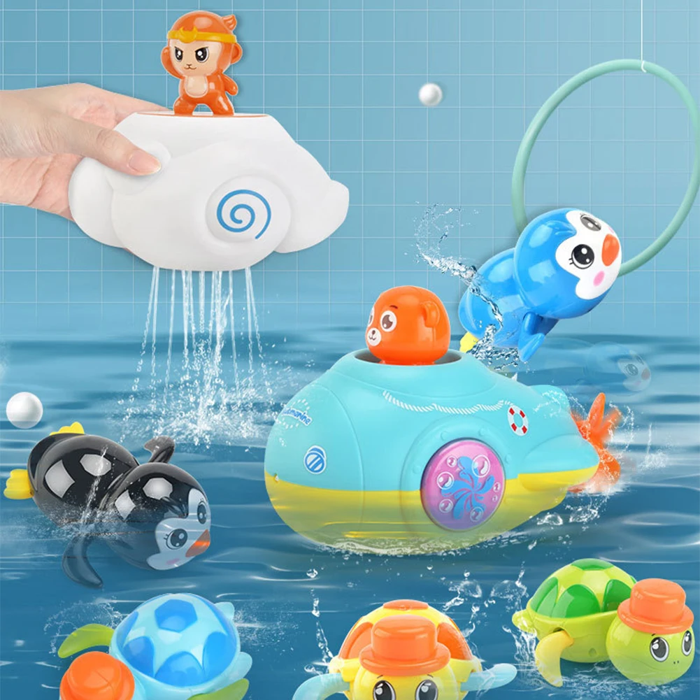 Children's Baby Shower Penguin Buoyancy Design Cute Cloud Spout Cartoon Shape Bath Spray Funing Bath Toys Tools Material ABS 
Children's Baby Shower Penguin Buoyancy Design Cute Cloud Spout Cartoon Shape Bath Spray Funing Bath Toys Tools Material ABS