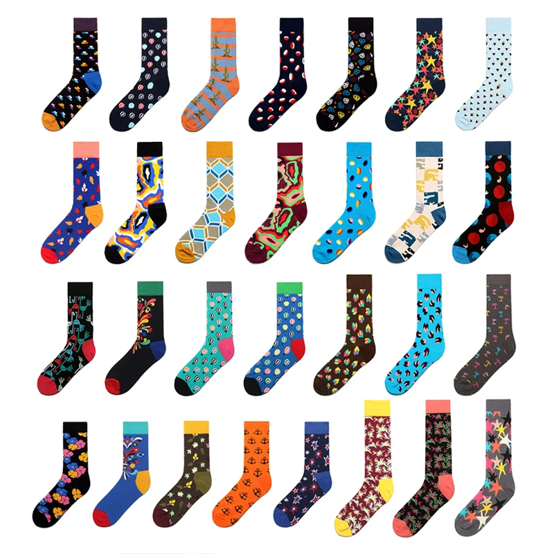 Peonfly Brand New Men Funny British Style Casual Stripe Diamond Happy Socks Cotton Long Chaussettes Homme Fantaisie
Peonfly Brand New Men Funny British Style Casual Stripe Diamond Happy Socks Cotton Long Chaussettes Homme Fantaisie