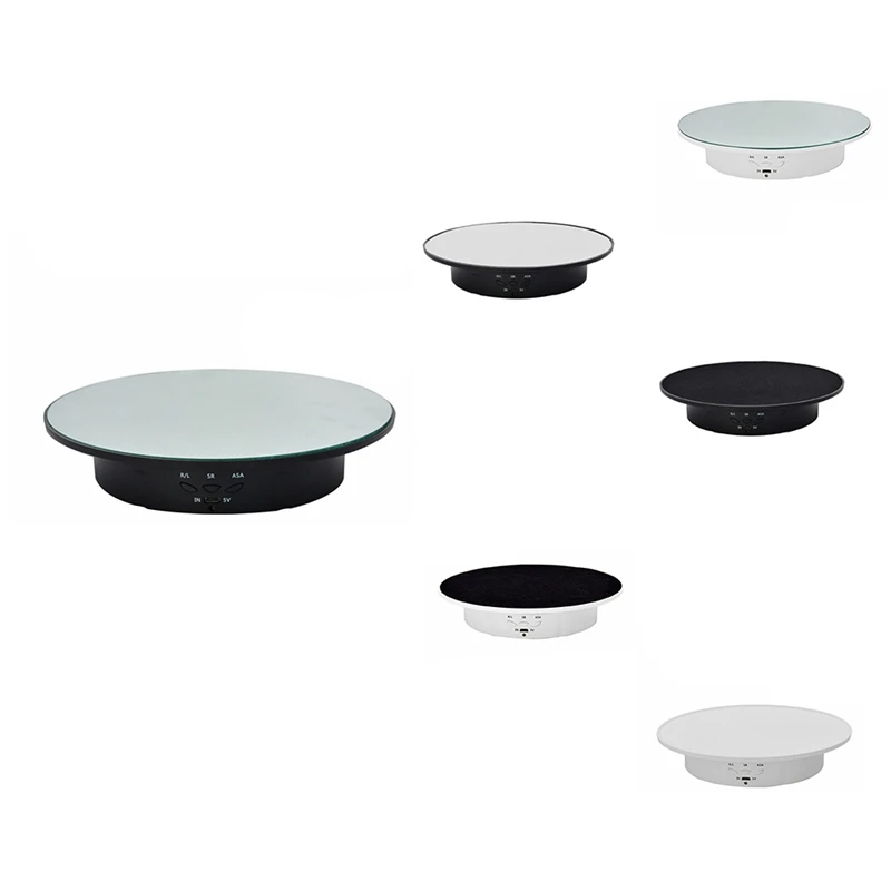 3 Speeds 20Cm Intelligent Electric Rotating Display Stand Turntable Jewelry Holder Battery/USB Power
3 Speeds 20Cm Intelligent Electric Rotating Display Stand Turntable Jewelry Holder Battery/USB Power