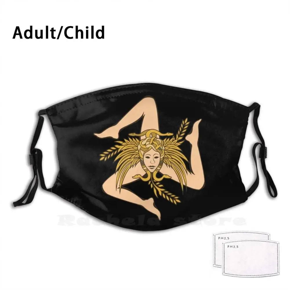 Маска Sicilian Trinacria для взрослых и детей многоразовый фильтр Pm2.5 Сицилия Палермо Сицилия итальянская тринацрия Италия Сицилия флаг
Маска Sicilian Trinacria для взрослых и детей многоразовый фильтр Pm2.5 Сицилия Палермо Сицилия итальянская тринацрия Италия Сицилия флаг