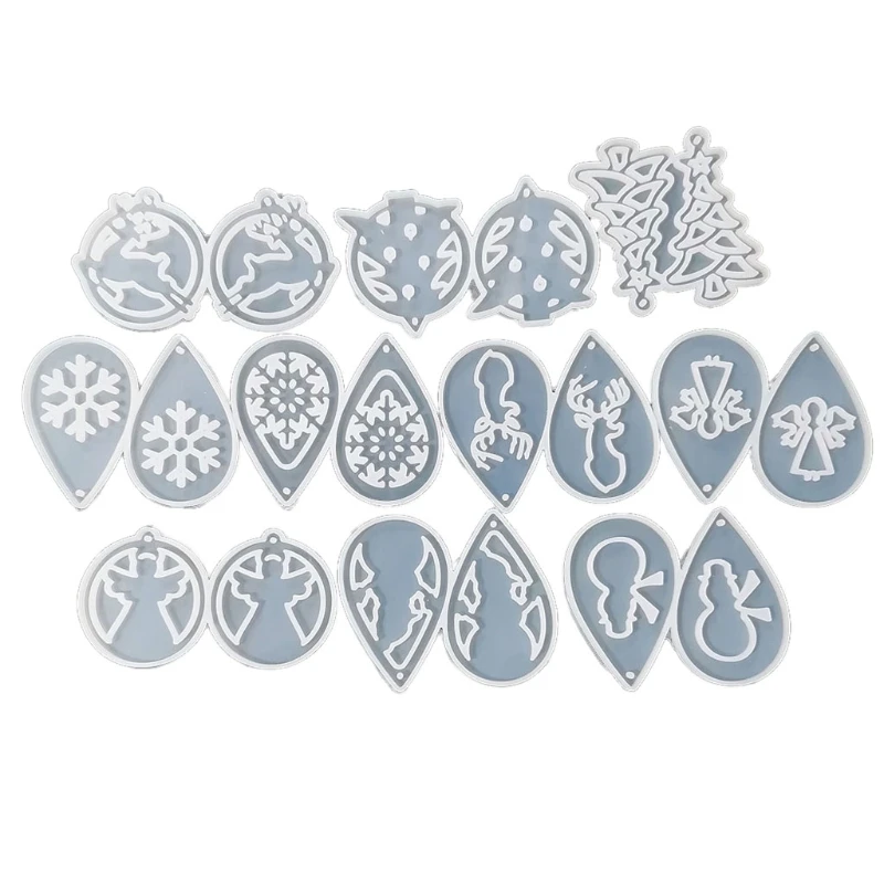 10 Pairs Christmas Pendant Earrings Silicone Mold is Suitable for Epoxy Resin Diy Craft Pendant Earrings Jewelry Making
10 Pairs Christmas Pendant Earrings Silicone Mold is Suitable for Epoxy Resin Diy Craft Pendant Earrings Jewelry Making