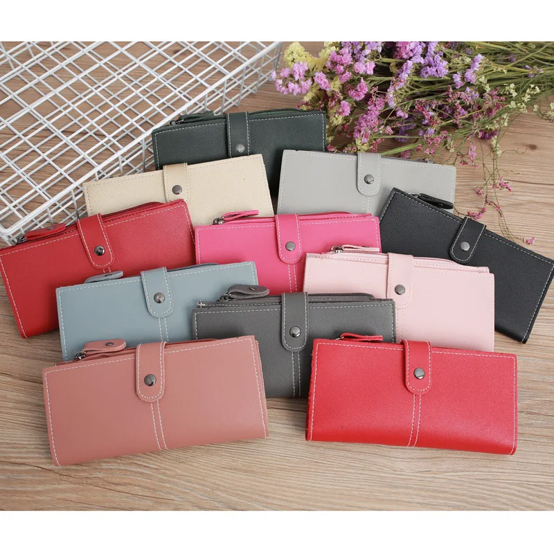 Women's Long Wallet Horizontal Fashion Wallet Concealed Two-fold Clutch Large-capacity Ladies Wallet Purse
Women's Long Wallet Horizontal Fashion Wallet Concealed Two-fold Clutch Large-capacity Ladies Wallet Purse